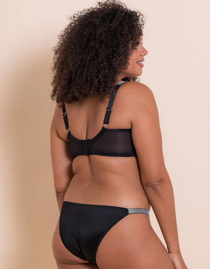 Curvy Kate Boost Diamante Tanga Black - Image 4