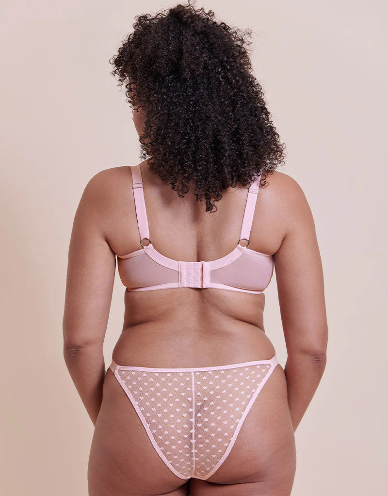 Curvy Kate Boost Heartbreaker Padded Balcony Bra Pale Pink - Image 6