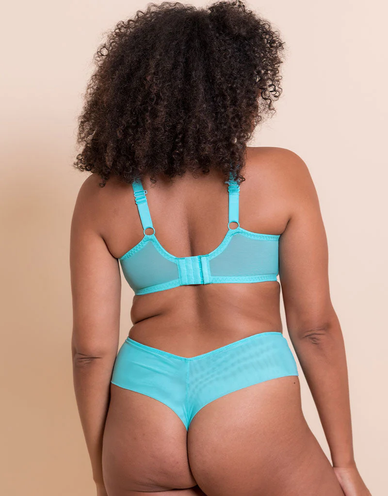 Curvy Kate Centre Stage Deep Thong Turquoise - Image 4