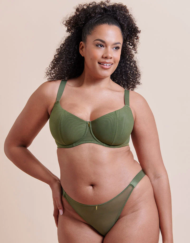 Curvy Kate Cool Cat Tanga Fern Green - Image 3