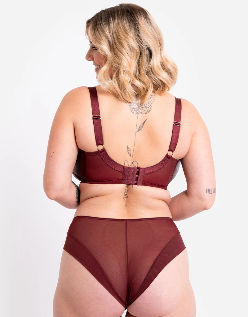 Curvy Kate Enclose Balcony Side Support Bra Oxblood - Image 7