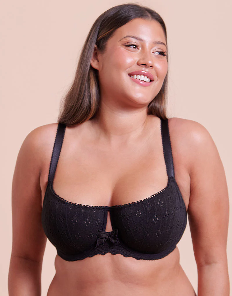 Curvy Kate Flora Balcony Bra Black - Image 3