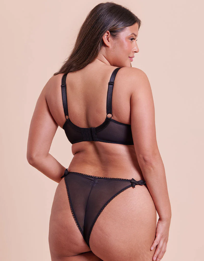 Curvy Kate Flora Balcony Bra Black - Image 6