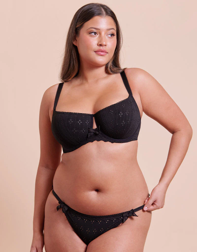 Curvy Kate Flora Tanga Black - Image 3