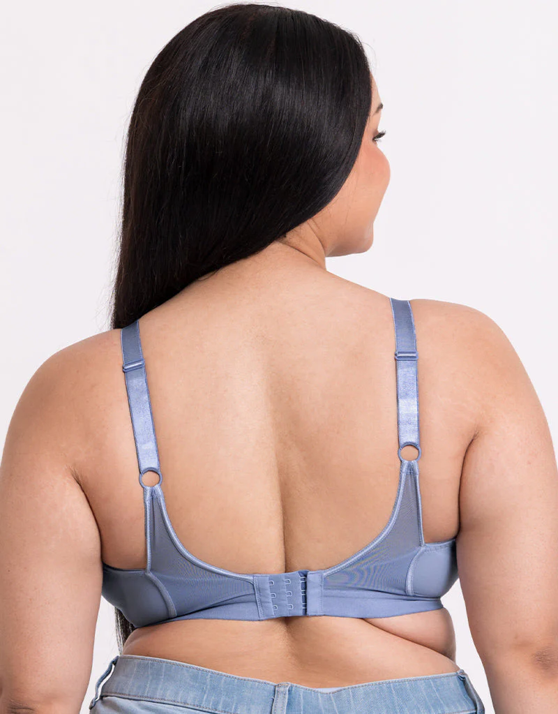Curvy Kate Get Up and Chill Non-Wired Bralette Slate Blue - Image 5