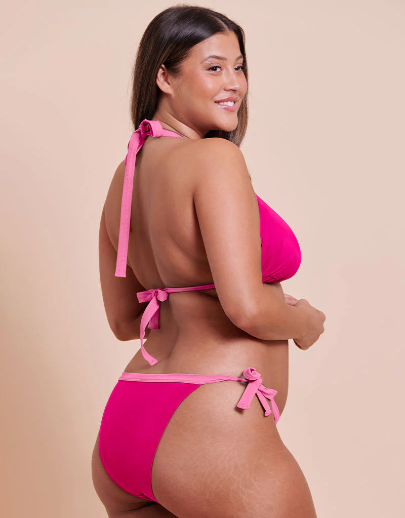 Curvy Kate Ibiza String Bikini Brief Pink - Image 4