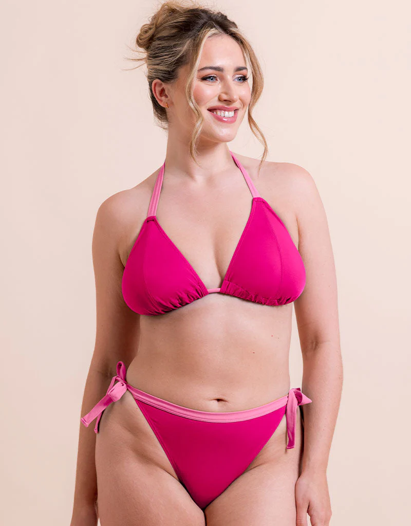 Curvy Kate Ibiza String Bikini Brief Pink - Image 5