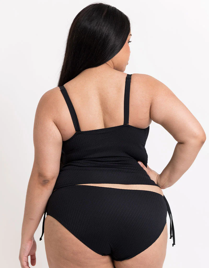 Curvy Kate Jet Set Non-Wired Multiway Tankini Top Black - Image 6
