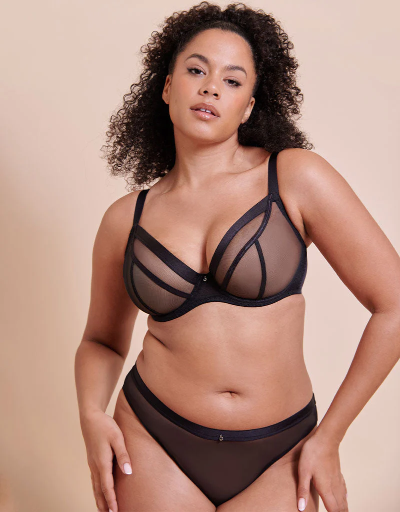 Curvy Kate Lightstyle Plunge Bra Black - Image 4