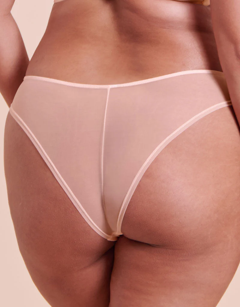 Curvy Kate Lightstyle Scallop Brazilian Blush Pink - Image 2