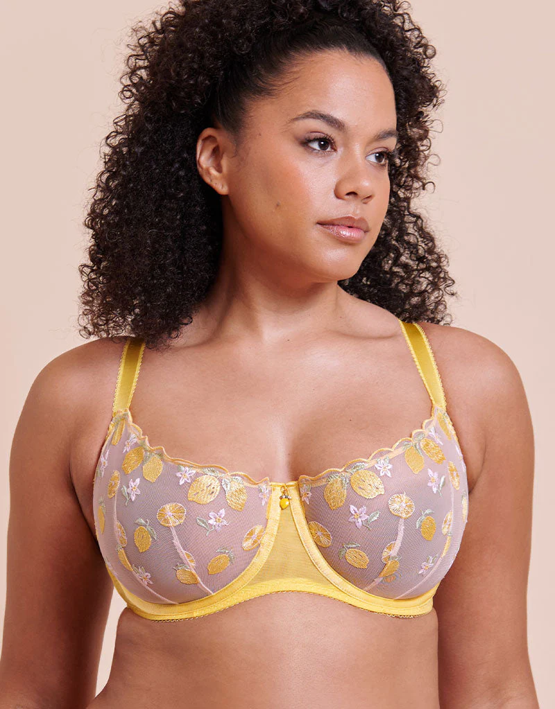 Curvy Kate Limoncello Balcony Bra Lemon Blush - Image 3