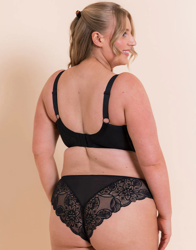 Curvy Kate Lovelace Full Cup Side Support Bra Black/ Taupe - Image 7