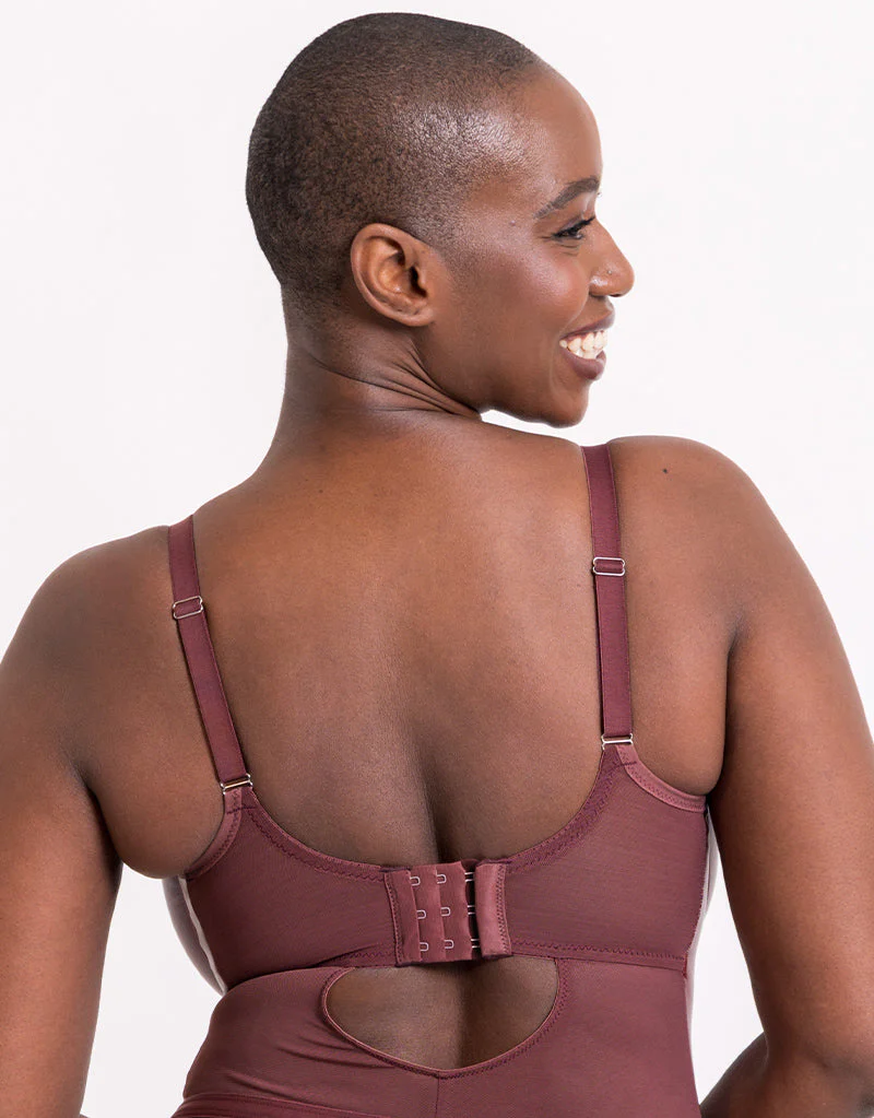 Curvy Kate Lucky Star Plunge Body Oxblood - Image 6