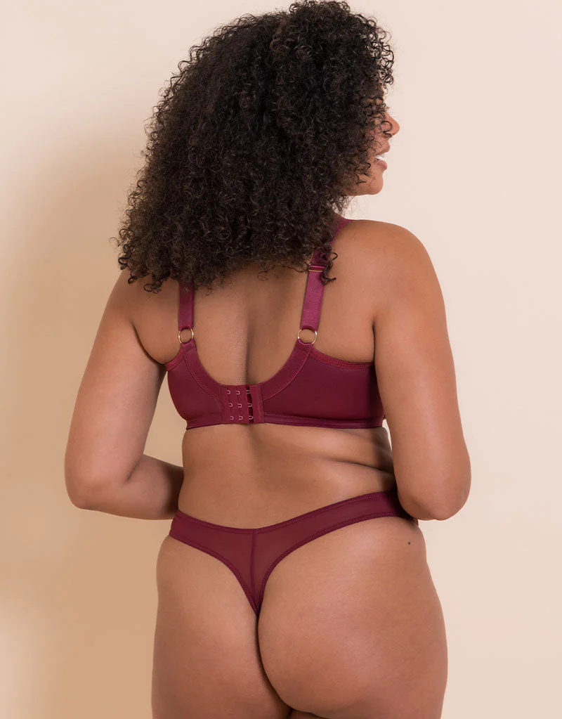 Curvy Kate Lush Full Plunge Bra Oxblood - Image 7