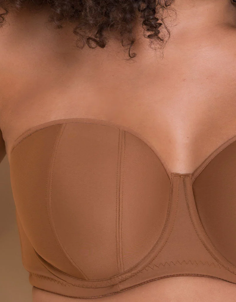 Curvy Kate Luxe Strapless Multiway Bra Caramel - Image 5