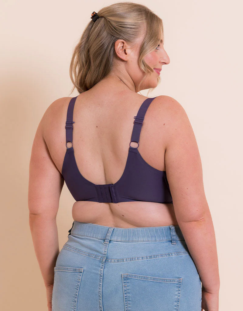 Curvy Kate Smoothie Spacer Moulded T-Shirt Plunge Bra Deep Purple - Image 7