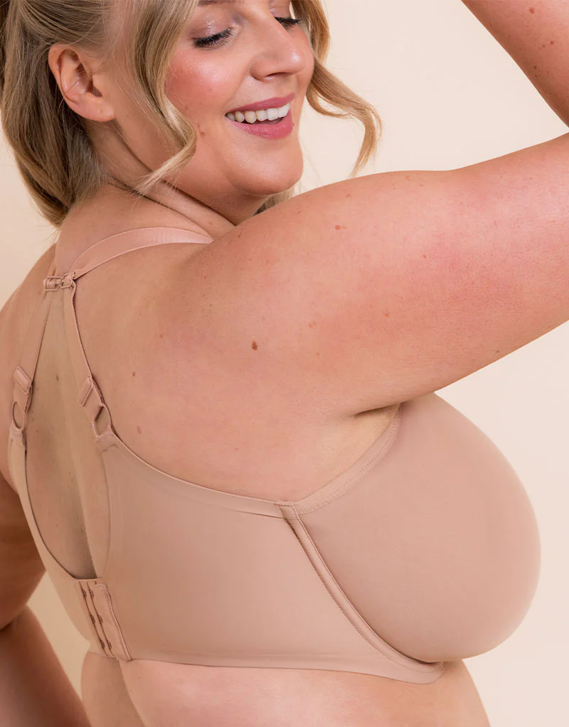 Curvy Kate Smoothie Spacer Moulded T-Shirt Plunge Bra Latte - Image 6
