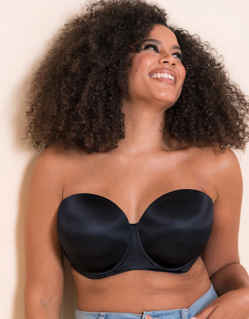 Curvy Kate Smoothie Moulded Strapless Multiway Bra Black - Image 4