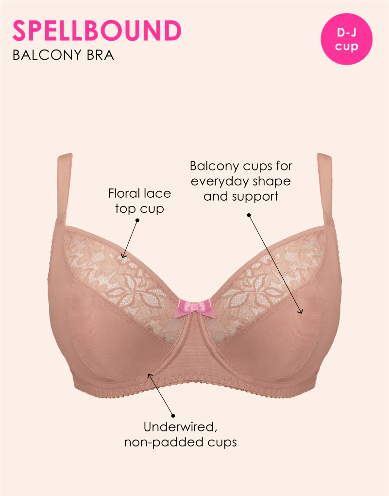 Curvy Kate Spellbound Balcony Bra Latte - Image 3