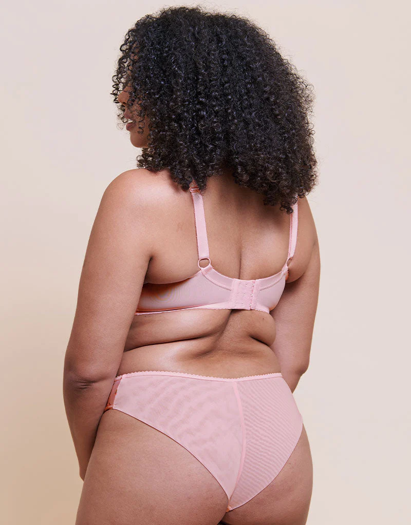 Curvy Kate Spellbound Brazilian Brief Blush Floral Print - Image 4