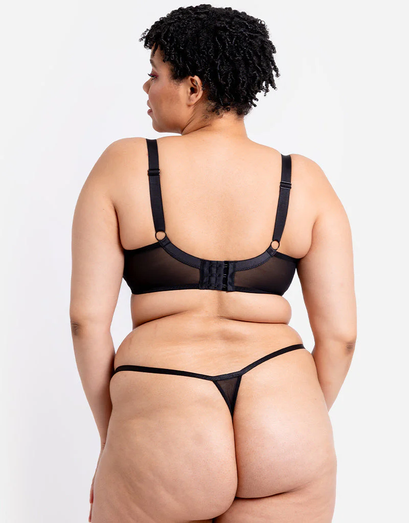 Curvy Kate Stardust Thong Black Sparkle - Image 5