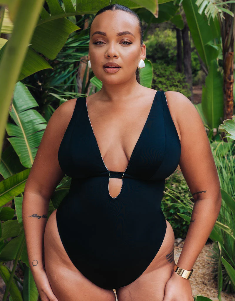 Curvy Kate Sunset Palm Reversible Non-Wired Multiway Swimsuit Palm Print - Image 9
