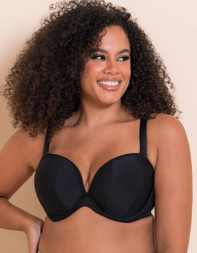 Curvy Kate Superhero Multiway Padded Plunge Bra Black - Image 4
