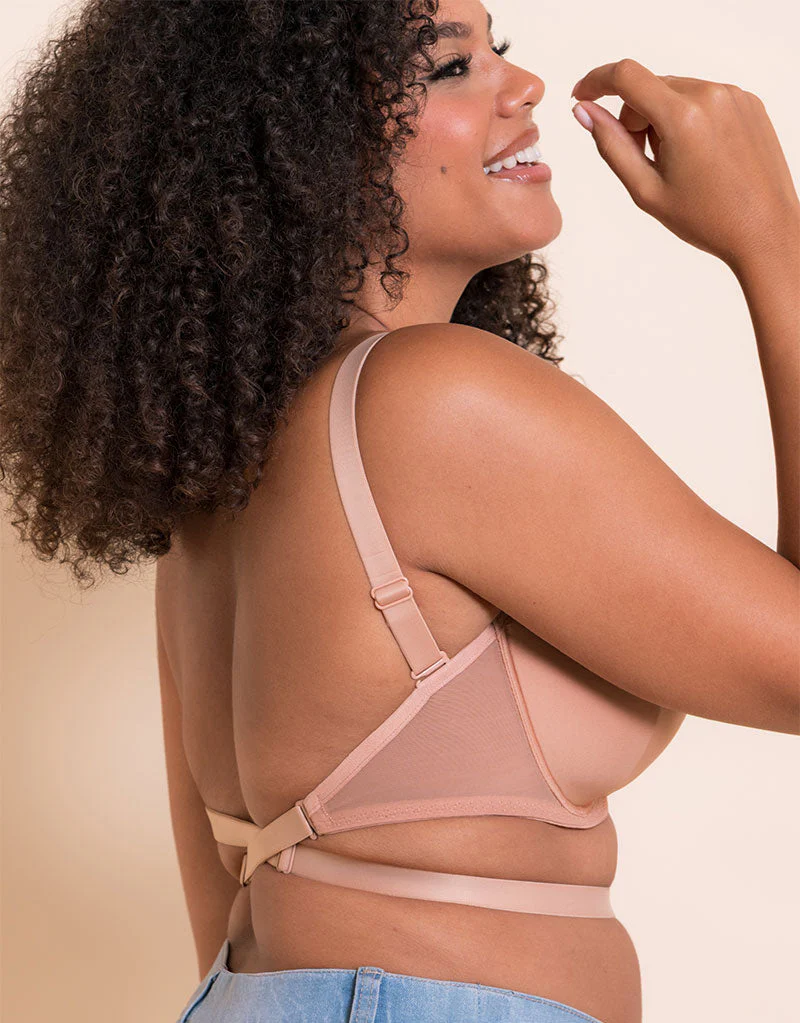 Curvy Kate Superhero Multiway Padded Plunge Bra Latte - Image 12