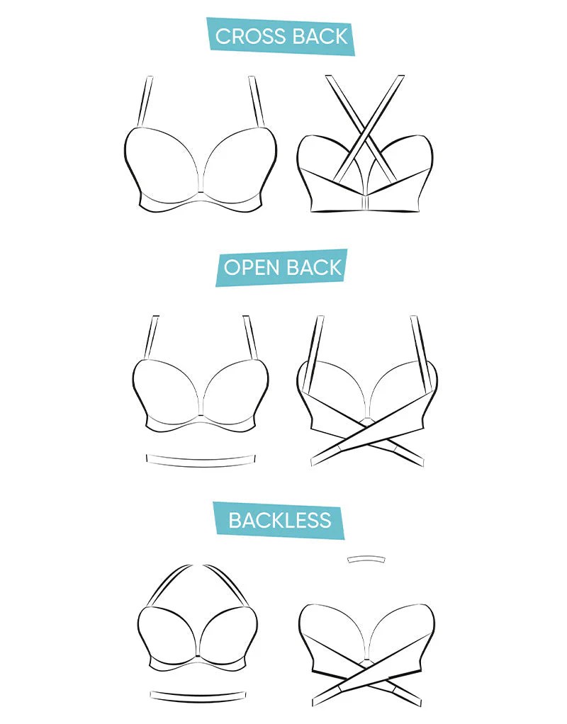Curvy Kate Superplunge Multiway Padded Plunge Bra Black - Image 4