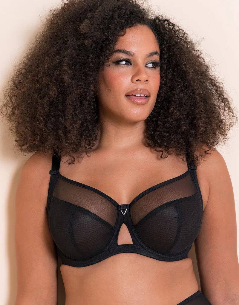 Curvy Kate Victory Side Support Balcony Bra Black - Image 4
