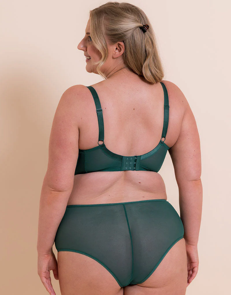 Curvy Kate Victory Side Support Balcony Bra Forest Green - Image 7