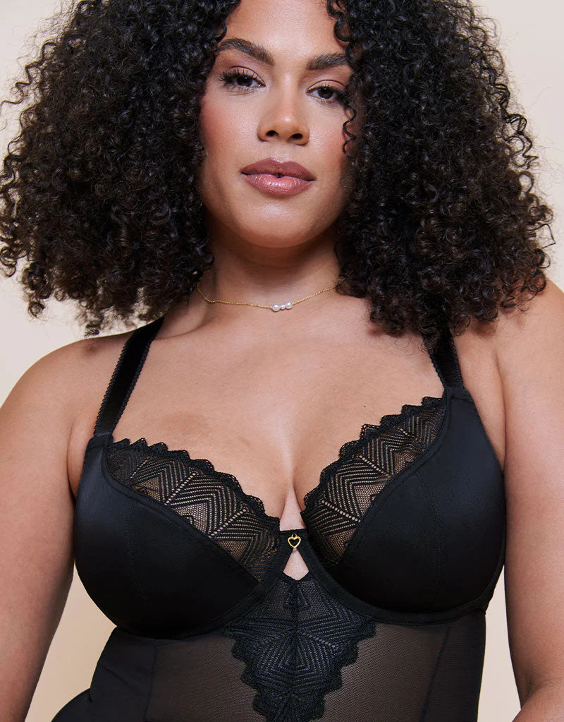 Curvy Kate Wild One Balcony Body Black - Image 3