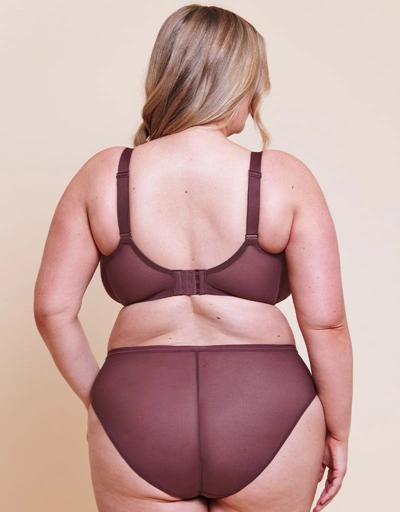 Curvy Kate WonderFull Vibe High Leg Brief Auburn - Image 4