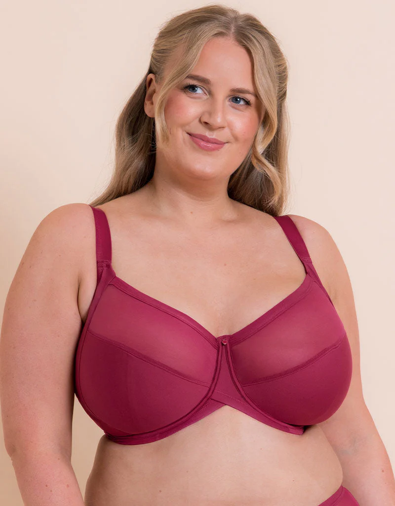 Curvy Kate WonderFully Full Cup Side Support Bra Deep Orchid - Image 3