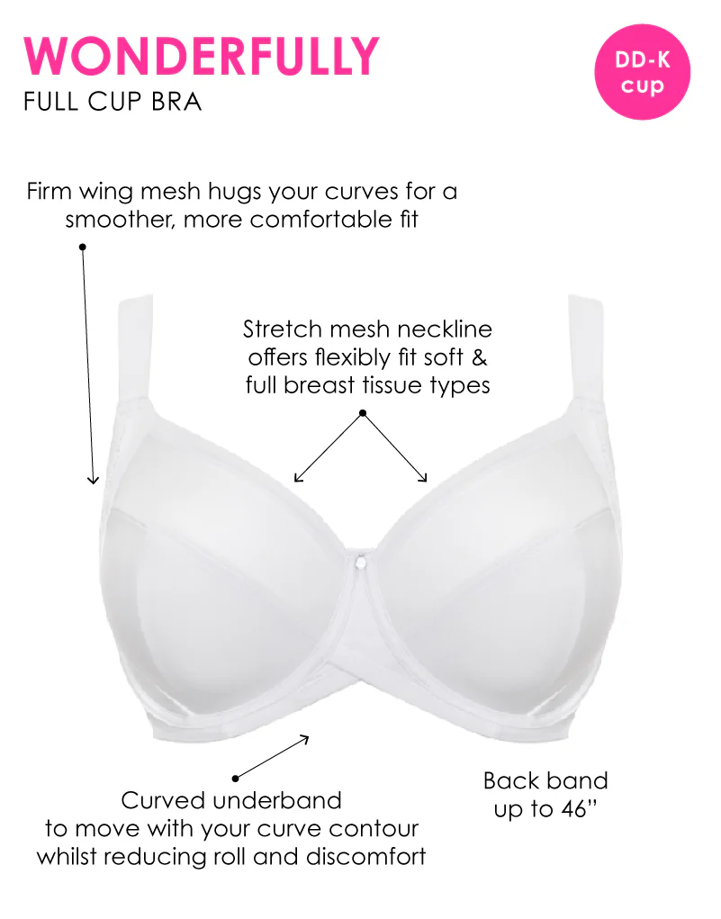 Curvy Kate WonderFully Full Cup Side Support Bra White - Image 3