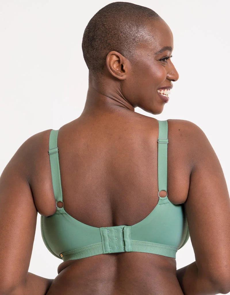 Curvy Kate Zen Non-Wired Bralette Sage Green - Image 6