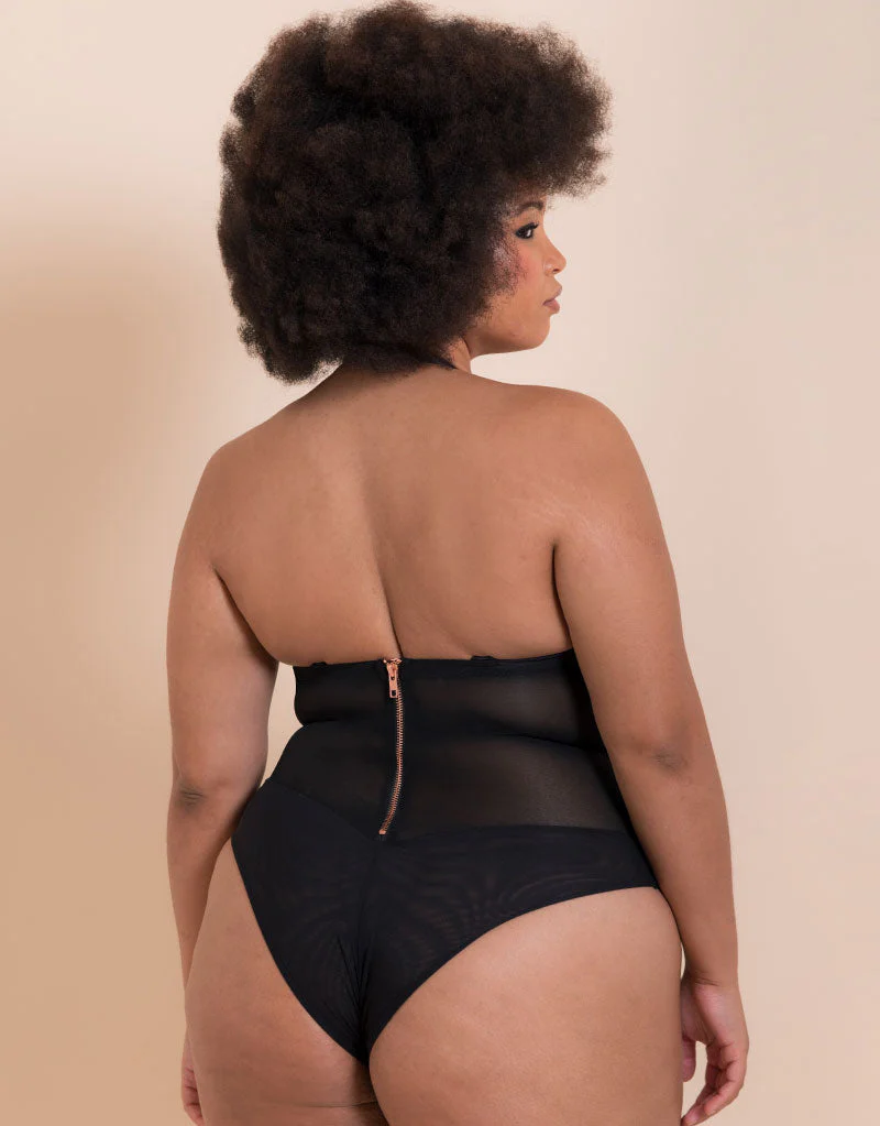 Scantilly Classique Plunge Strapless Padded Body Black - Image 7