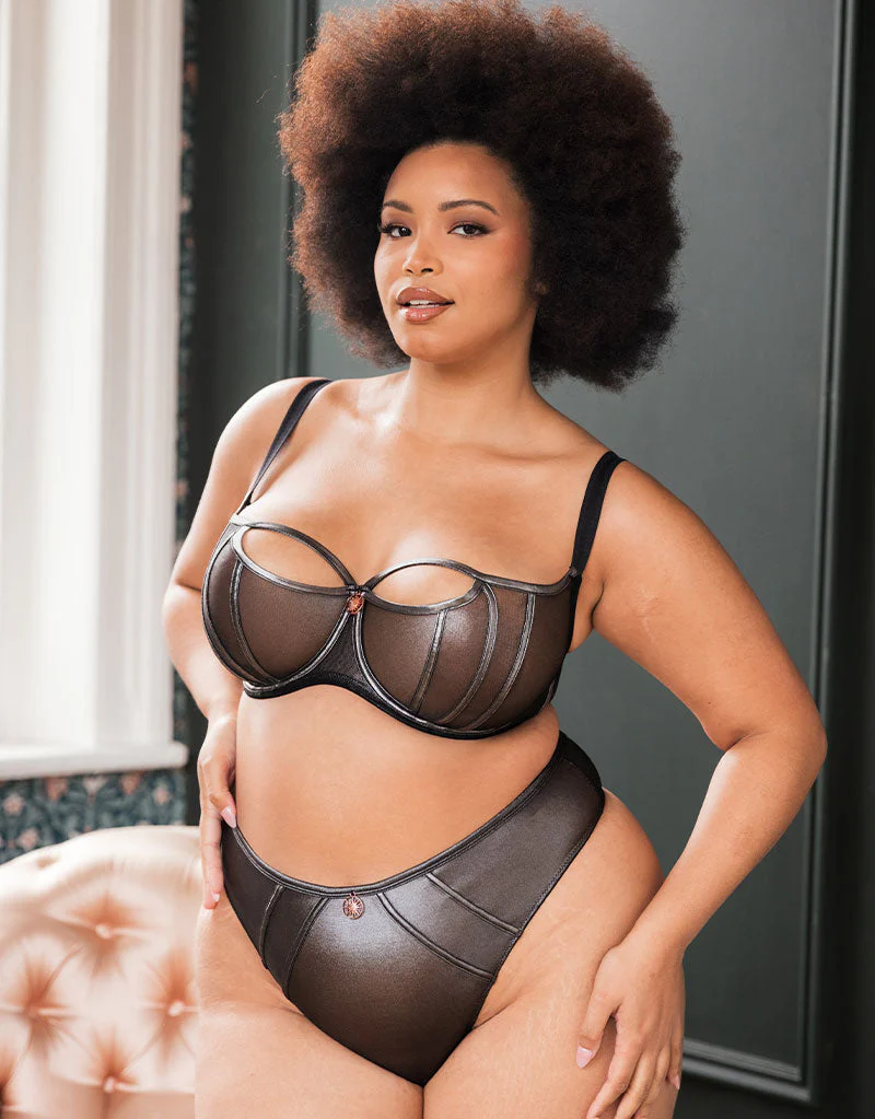 Scantilly Eos Balcony Bra Black Sparkle - Image 7