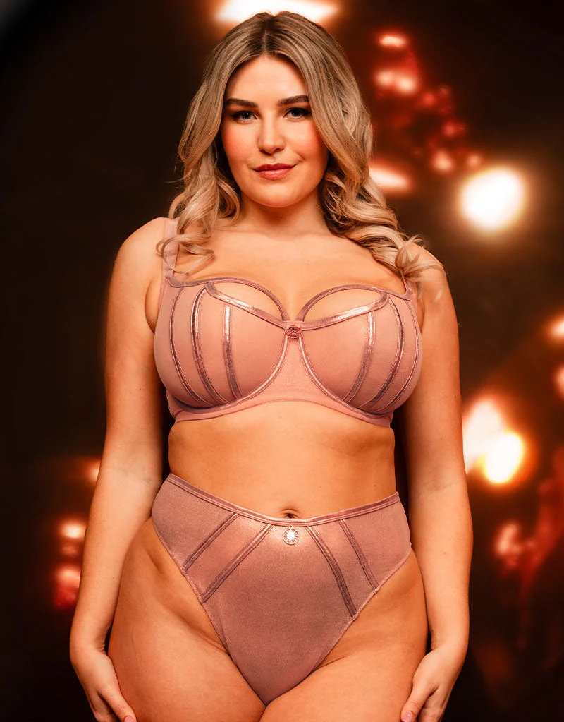 Scantilly Eos Balcony Bra Rose Gold - Image 8