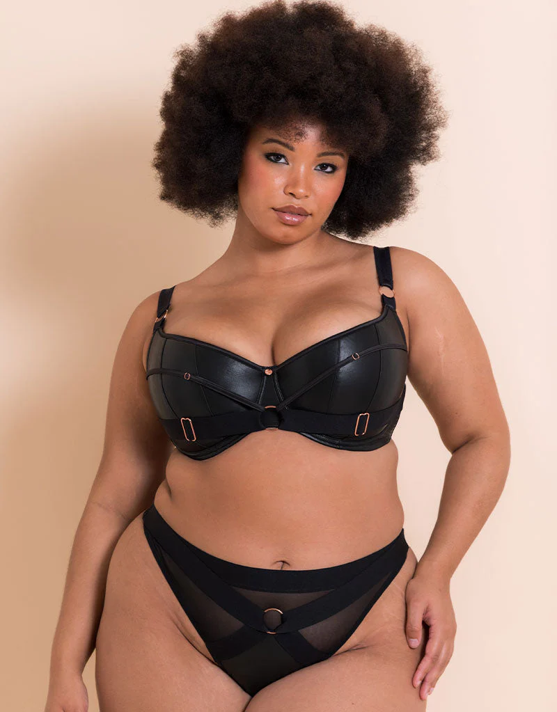 Scantilly Harnessed Thong Black - Image 3