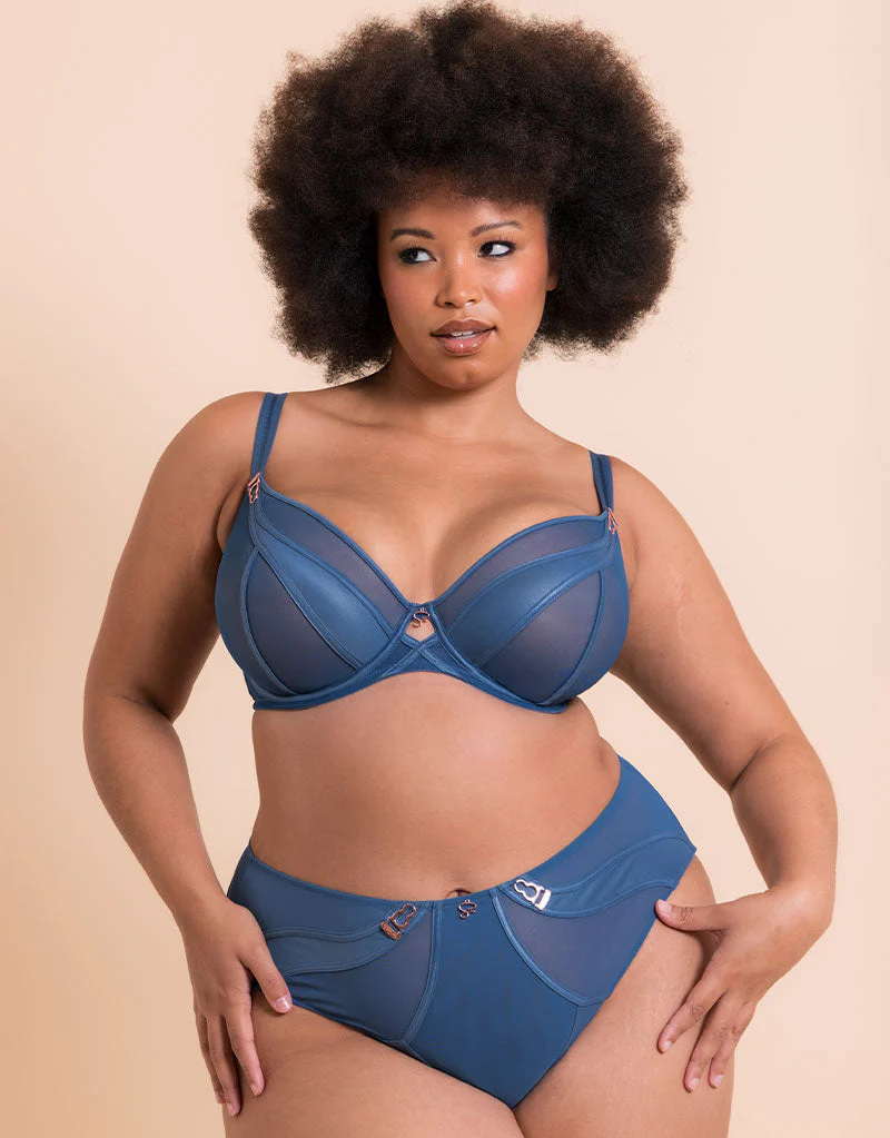 Scantilly Suspense High Waist Brief French Blue - Image 3
