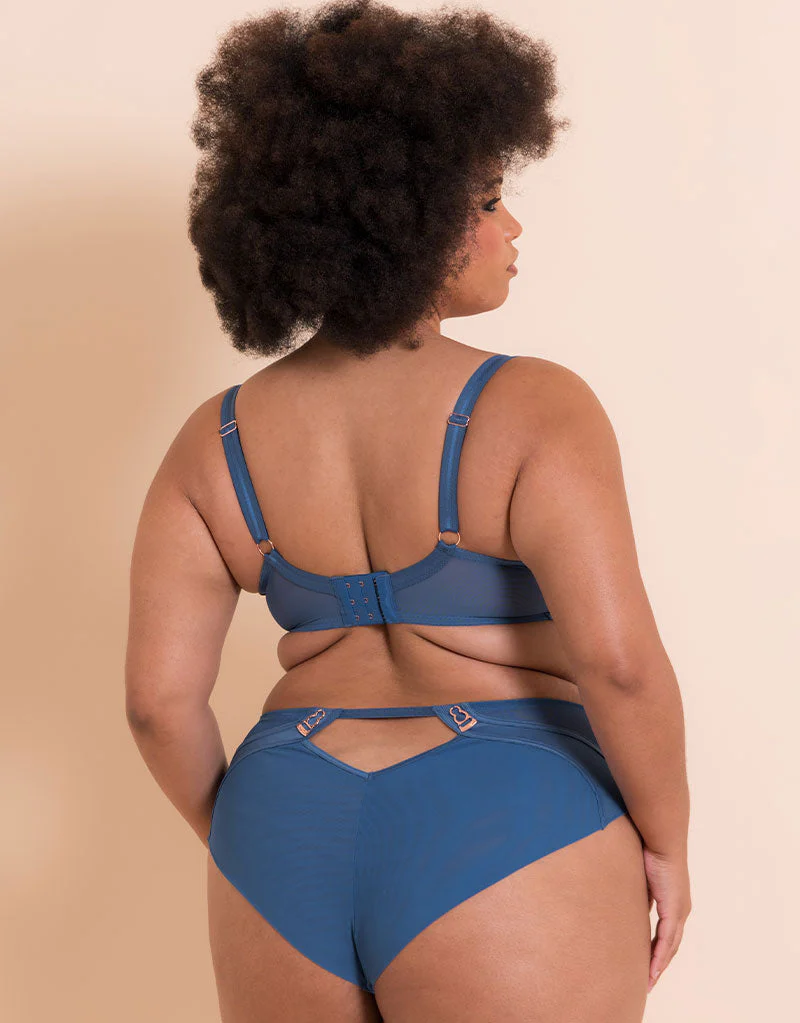 Scantilly Suspense Plunge Bra French Blue - Image 6