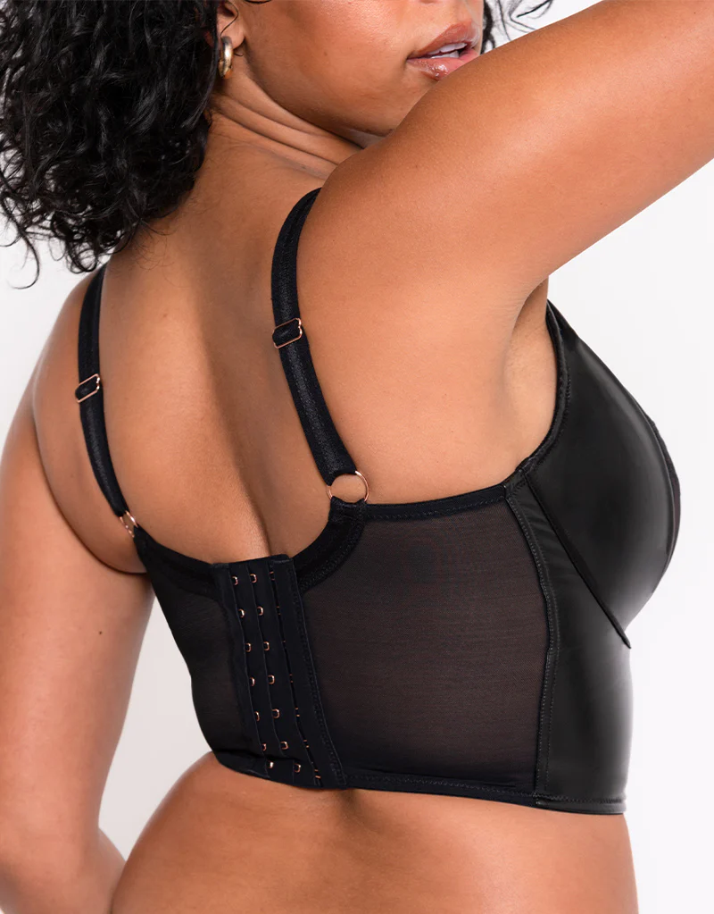 Scantilly Tough Love Longline Balcony Bra Black - Image 6